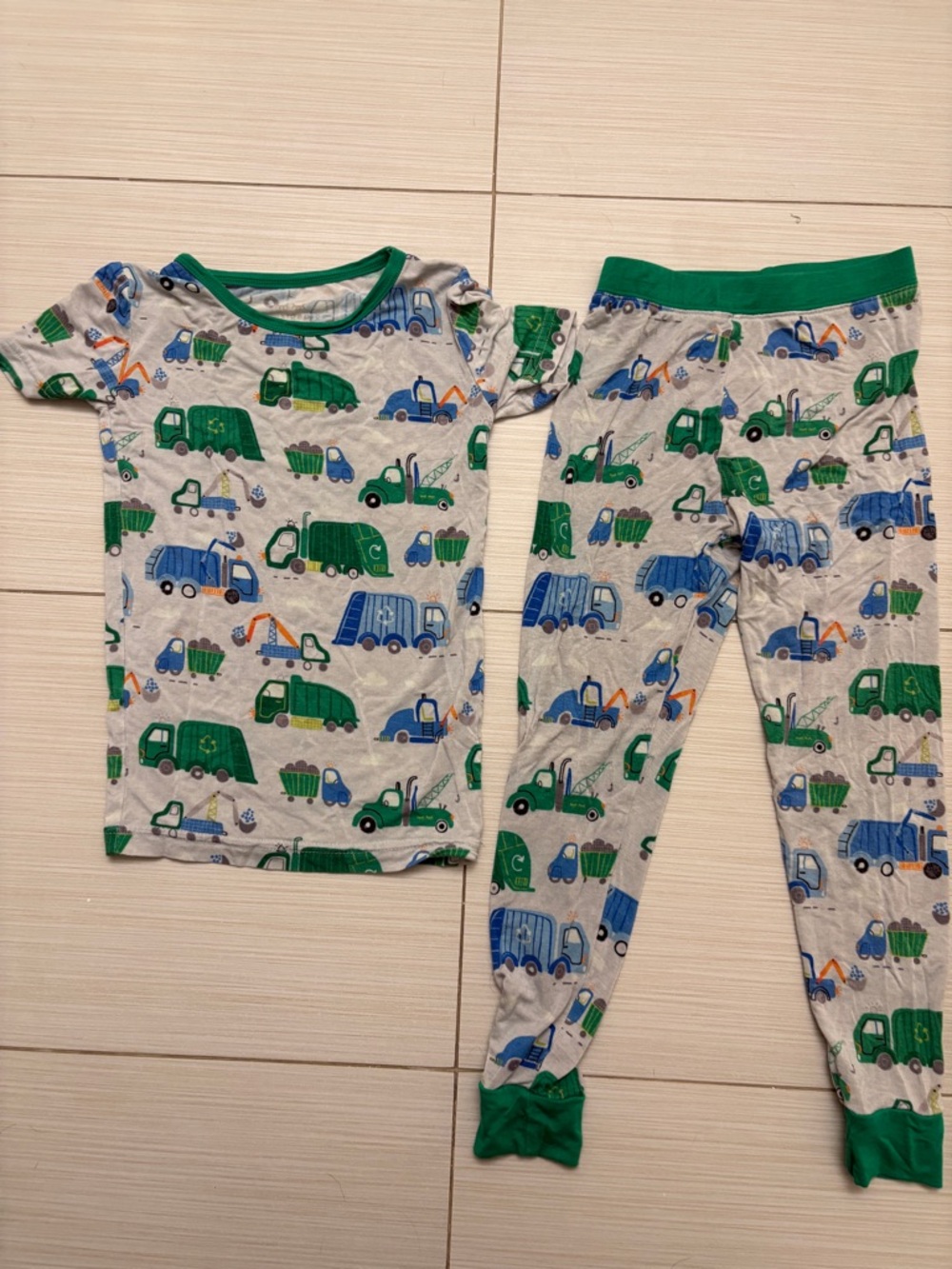 Little Sleepies Clean Up Crew pajamas (4t)